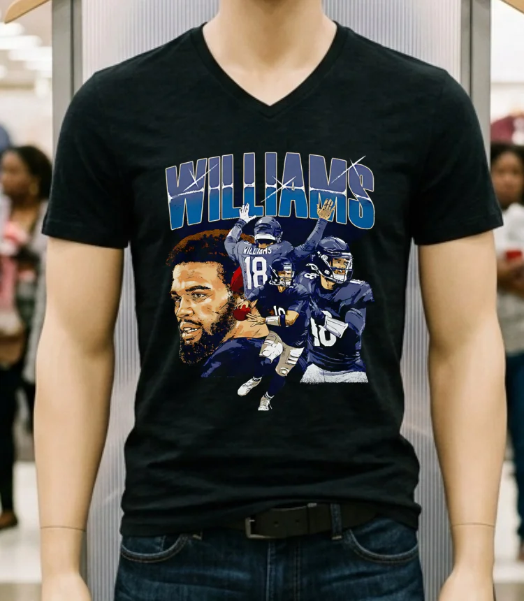 Caleb Williams Chicago Collage Vintage Shirt - balck-shirt Caleb Williams Chicago Collage Vintage Shirt Balck Shirt 1