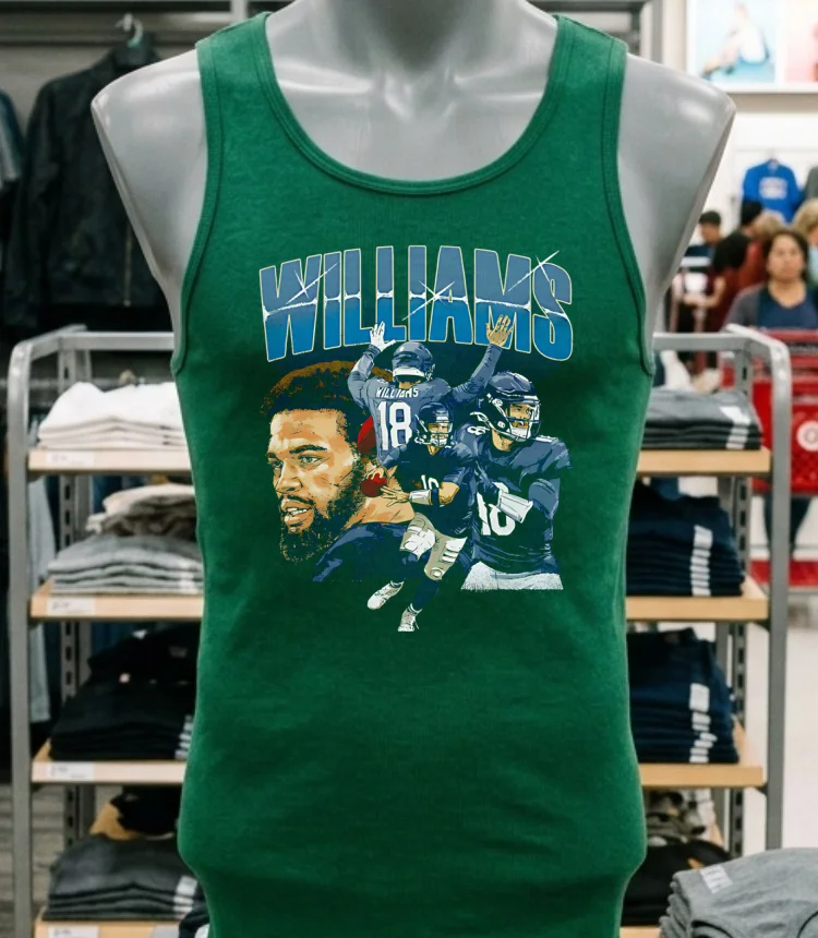 Caleb Williams Chicago Collage Vintage Shirt - green-shirt Caleb Williams Chicago Collage Vintage Shirt Green Shirt