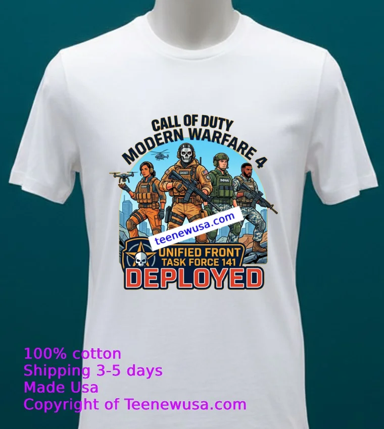 Call Of Duty Modern Warfare 4 T Shirt White T Shirt 20