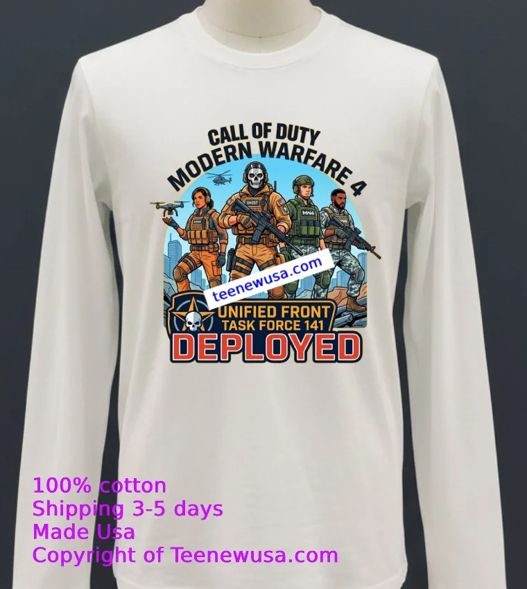 Call Of Duty Modern Warfare 4 T Shirt White T Shirt 21