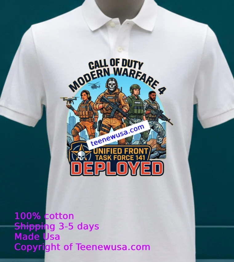 Call Of Duty Modern Warfare 4 T Shirt White T Shirt 23
