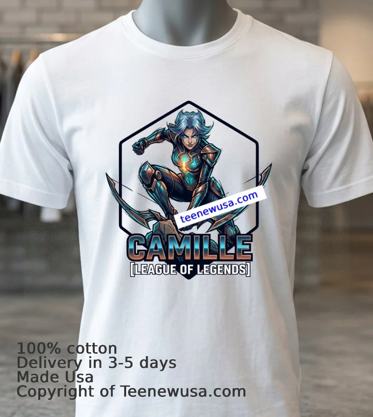Camille League Of Legends T Shirt - white-t-shirt 3 Camille League Of Legends T Shirt White T Shirt 3