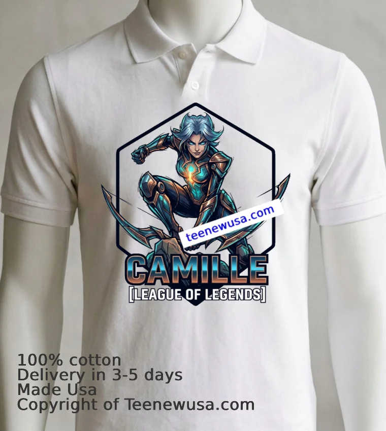 Camille League Of Legends T Shirt - white-t-shirt 7 Camille League Of Legends T Shirt White T Shirt 7