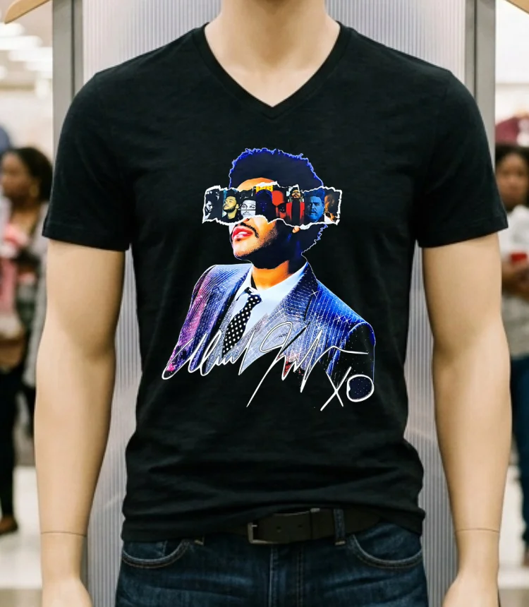Camiseta The Weeknd Huntrix K Pop Demon Hunter Fan Shirt - balck-shirt Camiseta The Weeknd Huntrix K Pop Demon Hunter Fan Shirt Balck Shirt 1