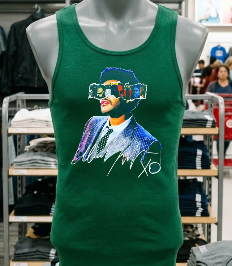 Camiseta The Weeknd Huntrix K Pop Demon Hunter Fan Shirt Green Shirt