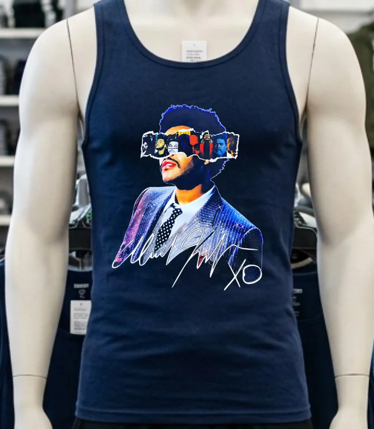 Camiseta The Weeknd Huntrix K Pop Demon Hunter Fan Shirt - navy-shirt Camiseta The Weeknd Huntrix K Pop Demon Hunter Fan Shirt Navy Shirt