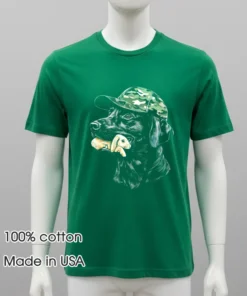 Camo Dog Hunting Rabbit Shirt