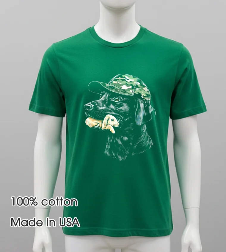Camo Dog Hunting Rabbit Shirt - green-shirt Camo Dog Hunting Rabbit Shirt Green Shirt