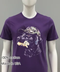 Camo Dog Hunting Rabbit Shirt