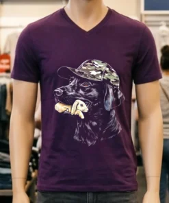Camo Dog Hunting Rabbit Shirt