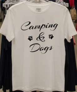 Camping And Dogs Shirt White T Shirt 2