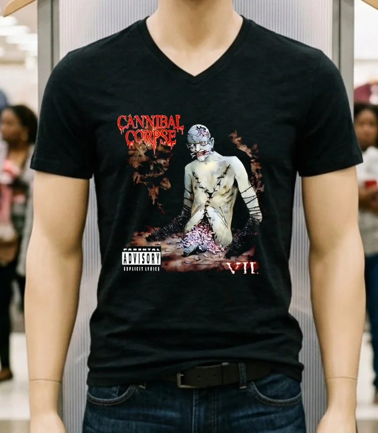 Cannibal Corpse Vile Graphic Shirt - balck-shirt Cannibal Corpse Vile Graphic Shirt Balck Shirt 1