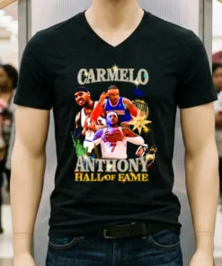 Carmelo Anthony Hall Of Fame Shirt Balck Shirt 1