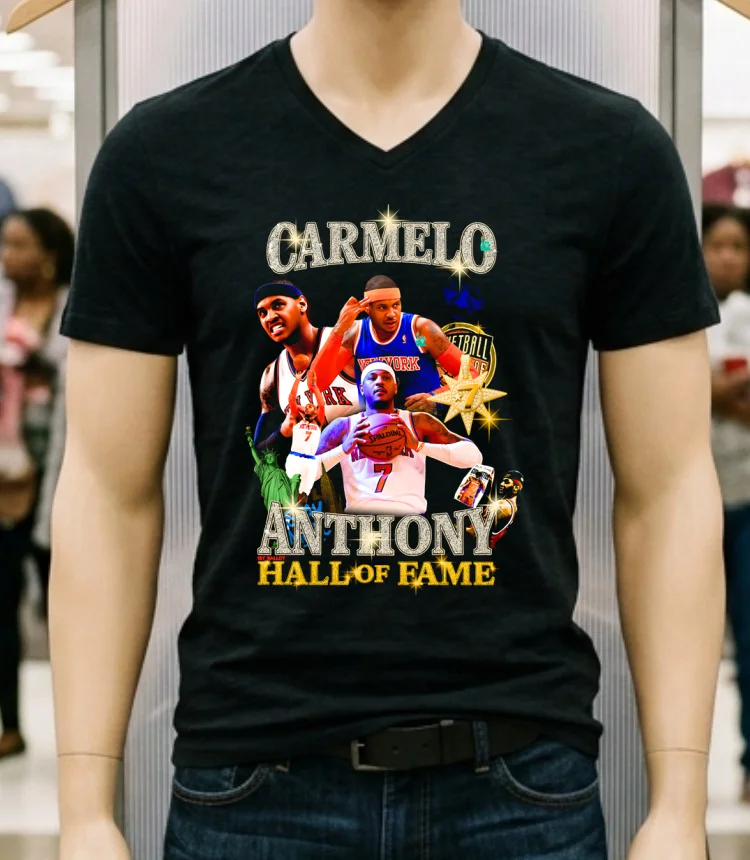 Carmelo Anthony Hall Of Fame Shirt - balck-shirt Carmelo Anthony Hall Of Fame Shirt Balck Shirt 1