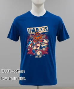 Cartoon Dog Band Retro Shirt