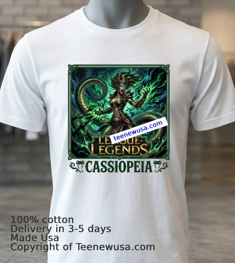 Cassiopeia League Of Legends T Shirt White T Shirt 3