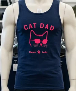 Cat Dad Chance Lucky Shirt