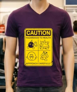 Caution Hazardous To Health Sign Shirt