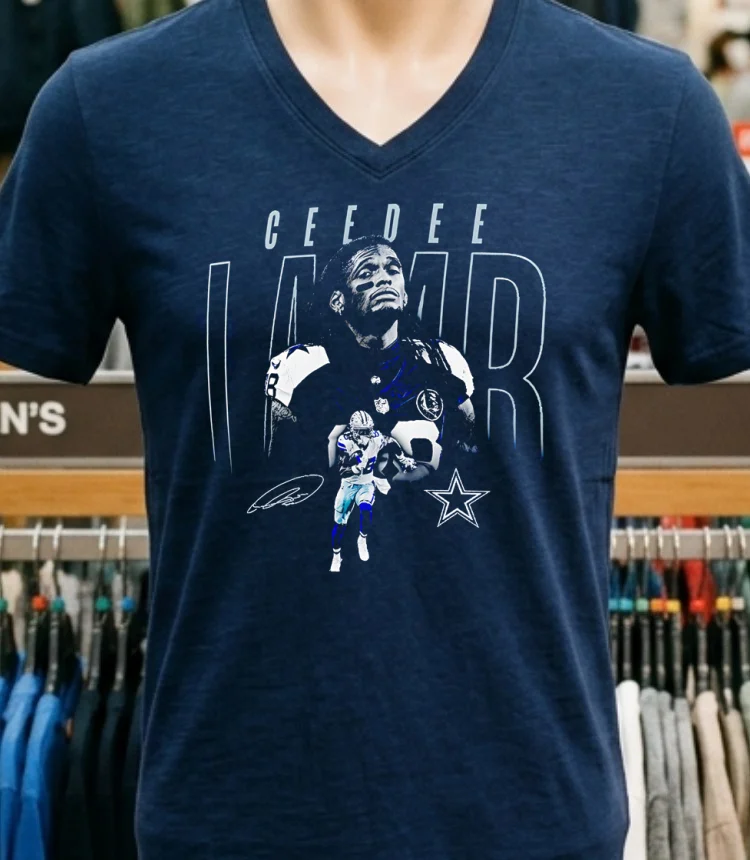 Ceedee Lamb Dallas Cowboys Humble Shadow Player Signature Shirt - navy-shirt Ceedee Lamb Dallas Cowboys Humble Shadow Player Signature Shirt Navy Shirt 1