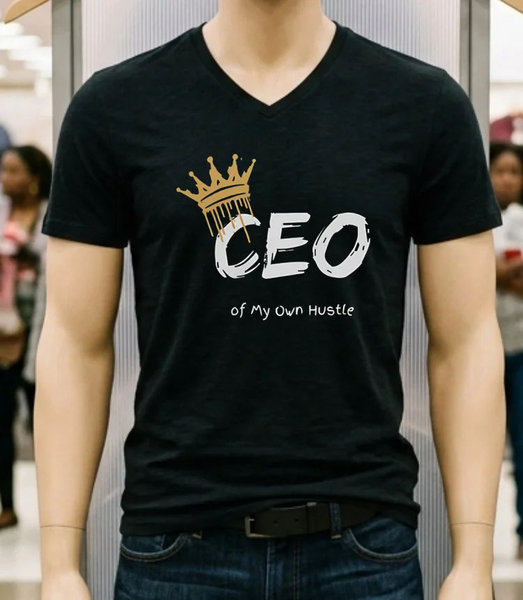 Ceo Of My Own Hustle King Shirt - balck-shirt Ceo Of My Own Hustle King Shirt Balck Shirt 1