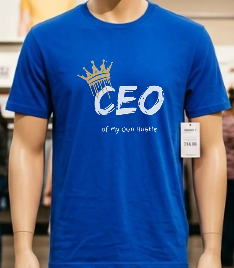 Ceo Of My Own Hustle King Shirt - blue-shirt Ceo Of My Own Hustle King Shirt Blue Shirt