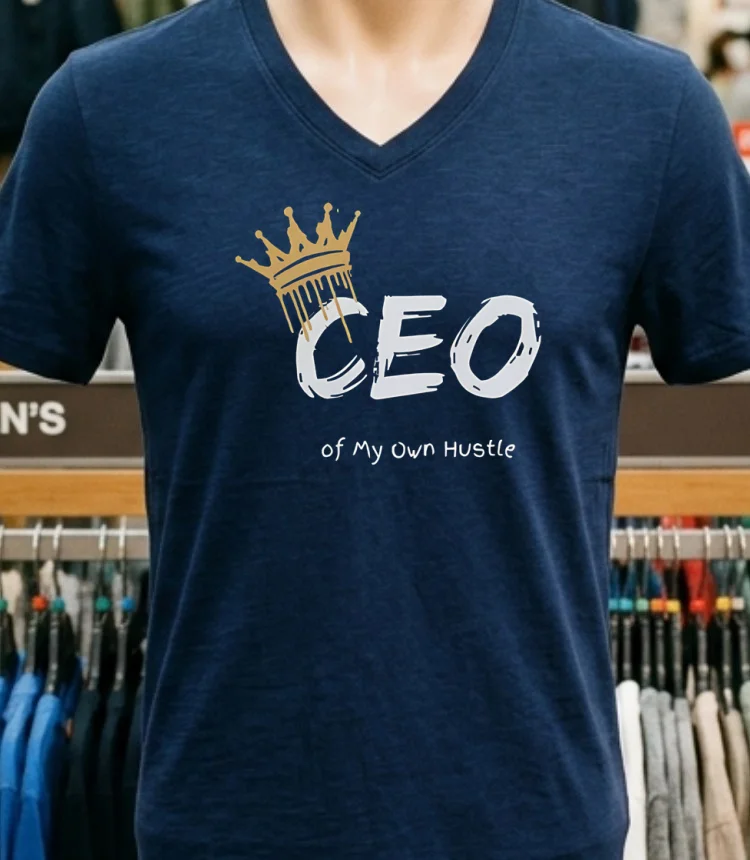 Ceo Of My Own Hustle King Shirt - navy-shirt Ceo Of My Own Hustle King Shirt Navy Shirt 1