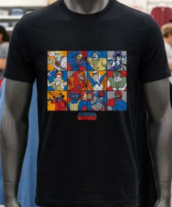 Character Panels Masters Of The Universe Retro Shirt