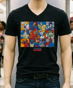 Character Panels Masters Of The Universe Retro Shirt