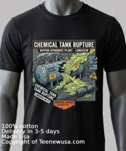 Chemical Tank Rupture At Nippon Dynawave Pulp And Paper Mill In Longview T Shirt