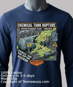 Chemical Tank Rupture At Nippon Dynawave Pulp And Paper Mill In Longview T Shirt