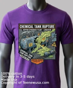 Chemical Tank Rupture At Nippon Dynawave Pulp And Paper Mill In Longview T Shirt
