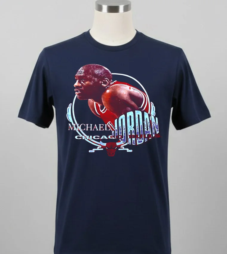 Chicago Bulls Michael Jordan Single Stitched Vintage 90S Shirt - balck-shirt Chicago Bulls Michael Jordan Single Stitched Vintage 90s Shirt Balck Shirt