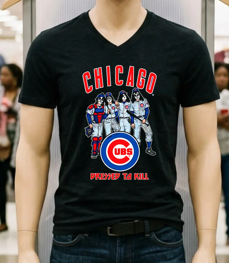 Chicago Cubs Dressed To Kill Shirt - balck-shirt Chicago Cubs Dressed To Kill Shirt Balck Shirt 1