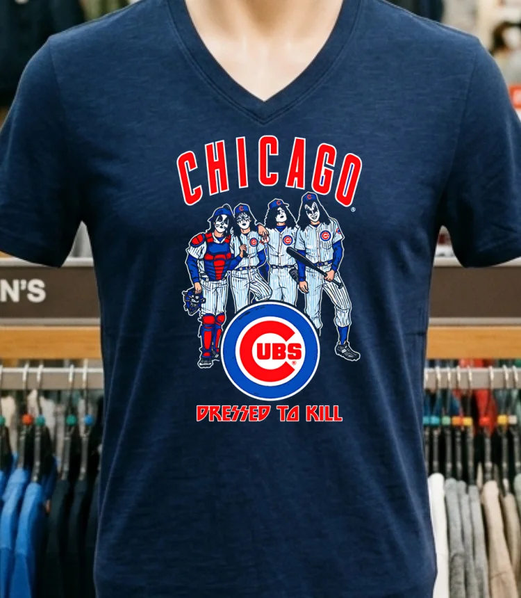 Chicago Cubs Dressed To Kill Shirt - navy-shirt Chicago Cubs Dressed To Kill Shirt Navy Shirt 1