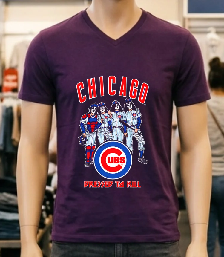 Chicago Cubs Dressed To Kill Shirt Purple Shirt