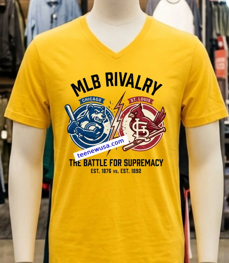 Chicago Cubs Vs St. Louis Cardinals Mlb All Star Sport T Shirt - yellow-t-shirt Chicago Cubs Vs St Louis Cardinals Mlb All Star Sport T Shirt Yellow T Shirt 1
