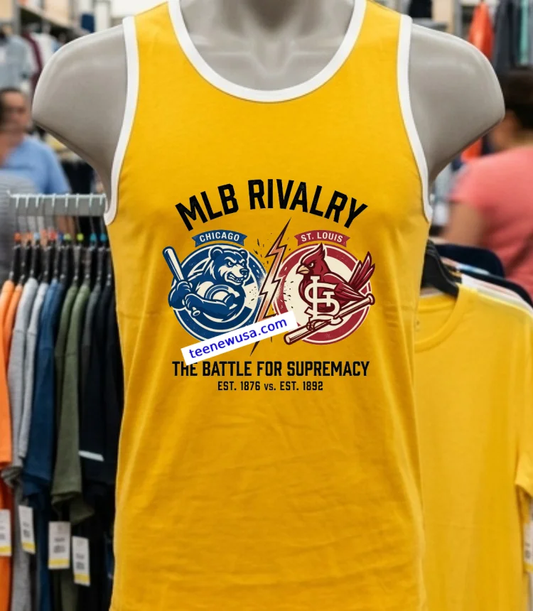 Chicago Cubs Vs St. Louis Cardinals Mlb All Star Sport T Shirt - yellow-t-shirt Chicago Cubs Vs St Louis Cardinals Mlb All Star Sport T Shirt Yellow T Shirt