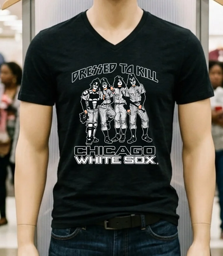 Chicago White Sox Dressed To Kill Shirt - balck-shirt Chicago White Sox Dressed To Kill Shirt Balck Shirt 1