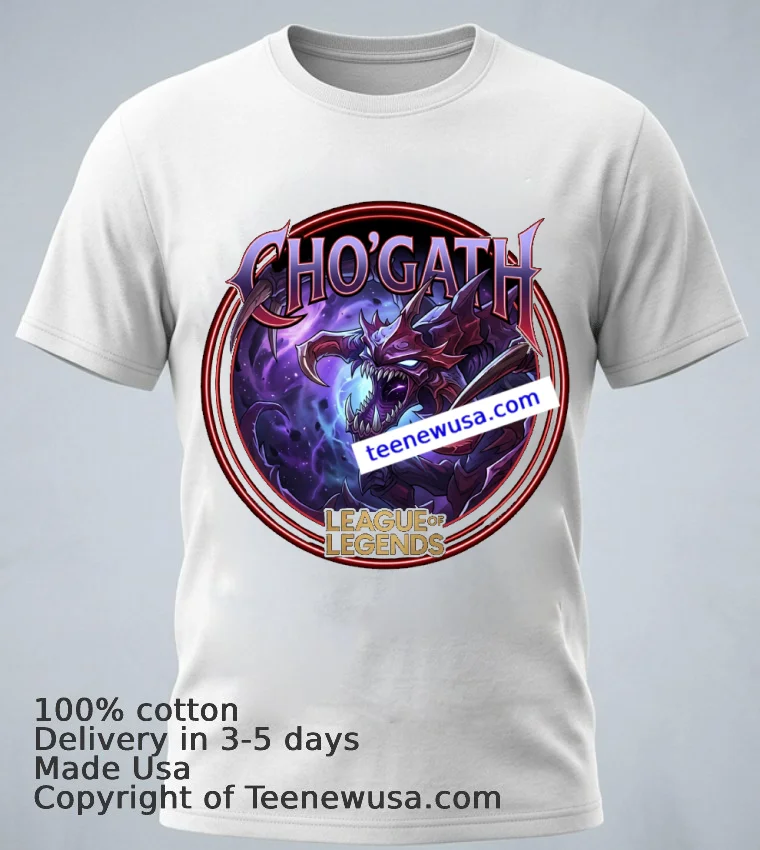 Chogath League Of Legends T Shirt White T Shirt 1