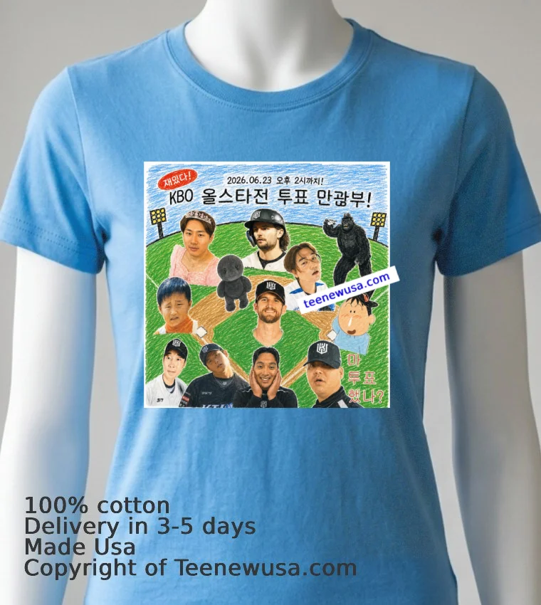 Choi Jung Hyeong's 500 Run Jersey T Shirt - blue-shirt Choi Jung Hyeongs 500 Run Jersey T Shirt Blue Shirt