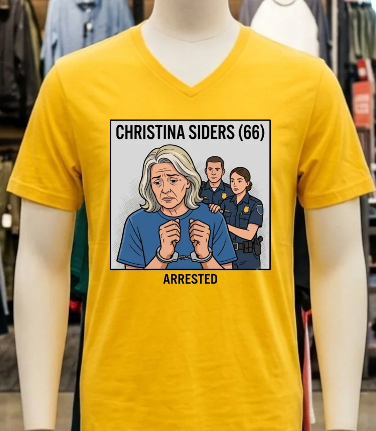 Christina Siders 66 Is Being Charged T Shirt Yellow T Shirt 1