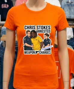 Christopher (Chris) Stokes Arrested For Possession Of A Weapon T Shirt