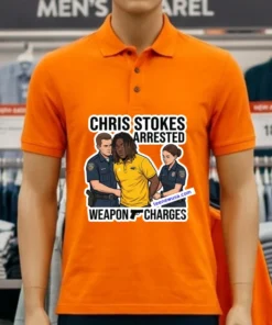 Christopher (Chris) Stokes Arrested For Possession Of A Weapon T Shirt