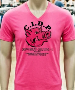 C.i.d.p Crappy Immuno Debilitating Pig Shirt