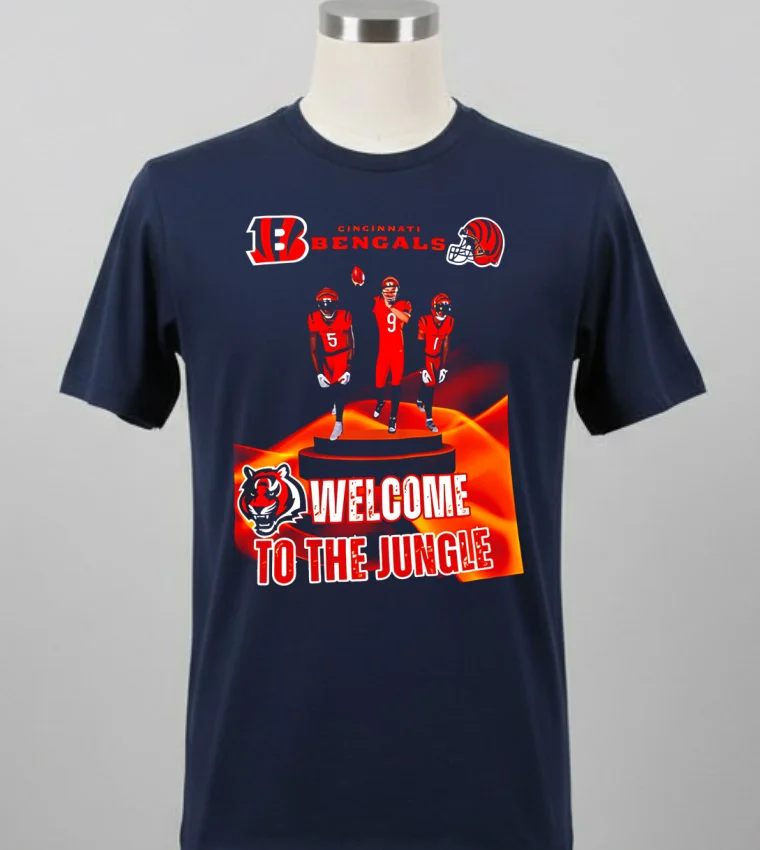 Cincinnati Bengals Welcome To The Jungle Shirt Balck Shirt