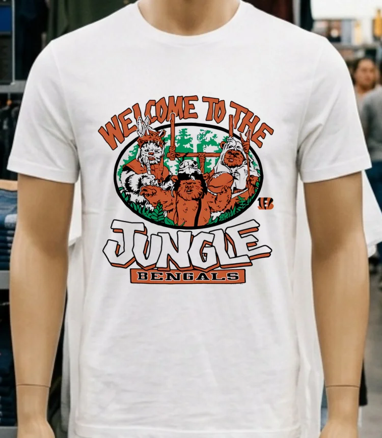 Cincinnati Bengals X Star Wars Nfl 2025 Shirt - white-t-shirt Cincinnati Bengals X Star Wars Nfl 2025 Shirt White T Shirt