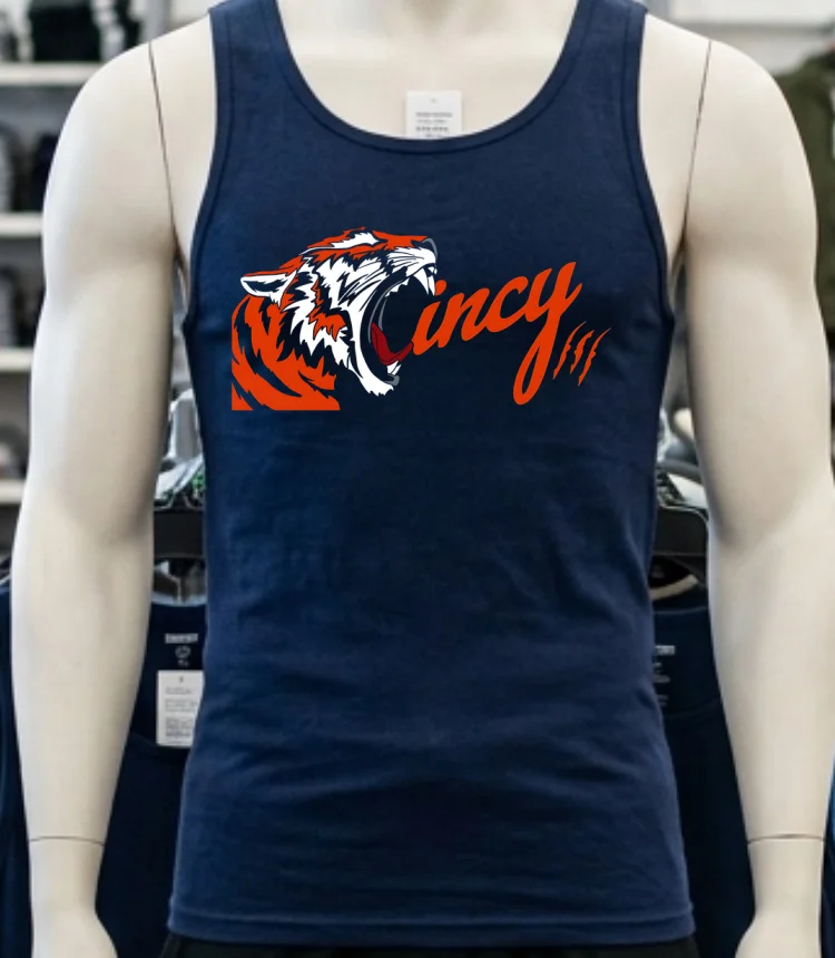 Cincinnati Tigers Scream Shirt - navy-shirt Cincinnati Tigers Scream Shirt Navy Shirt