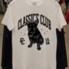 Classics Club Pittsburgh Dog Shirt White T Shirt 2