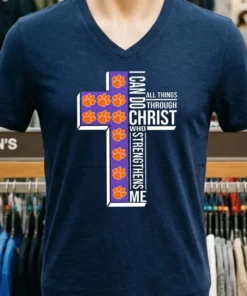 Clemson Tigers I Can Do All Things Through Christ Who Strengthens Me Shirt