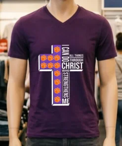 Clemson Tigers I Can Do All Things Through Christ Who Strengthens Me Shirt